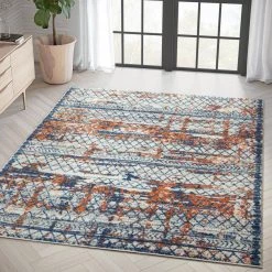 Casa Multi 6 ft. x 9 ft. Distressed Polypropylene Area Rug by Abani 17 Casa Multi 6 ft. x 9 ft. Distressed Polypropylene Area Rug by Abani -Abani Sales multi colored abani area rugs cas280a 6 31 1000
