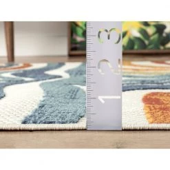 Hampton Multi 4 ft. x 6 ft. Abstract Polypropylene Area Rug by Abani -Abani Sales multi colored abani area rugs ham200a 4 44 1000