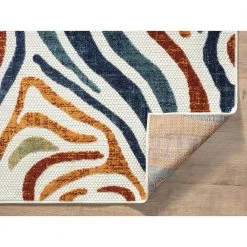 Hampton Multi 4 ft. x 6 ft. Abstract Polypropylene Area Rug by Abani -Abani Sales multi colored abani area rugs ham200a 4 fa 1000
