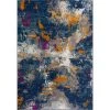 Malibu Multi 4 ft. x 6 ft. Abstract Polypropylene Area Rug by Abani