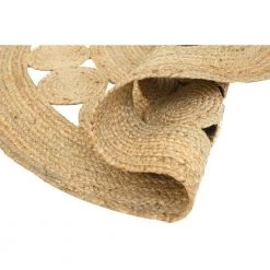 Jute Natural 6 ft. Round Abstract Jute Area Rug by Abani -Abani Sales natural abani area rugs jut190a 6r c3 1000