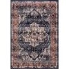 Babylon Navy 4 ft. x 6 ft. Oriental Polypropylene Area Rug by Abani -Abani Sales navy abani area rugs byl100a 4 64 1000
