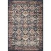 Babylon Navy 5 ft. 3 in. x 7 ft. 6 in. Oriental Polypropylene Area Rug by Abani -Abani Sales navy abani area rugs byl140a 5 64 1000