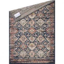 Babylon Navy 5 ft. 3 in. x 7 ft. 6 in. Oriental Polypropylene Area Rug by Abani -Abani Sales navy abani area rugs byl140a 5 c3 1000