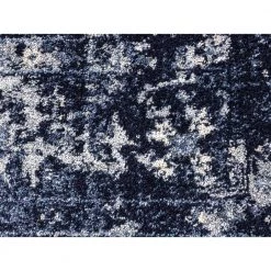Troy Navy 5 ft. 3 ft. x 7 ft. 6 in. Oriental Polypropylene Area Rug by Abani -Abani Sales navy abani area rugs try120a 5 c3 1000