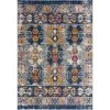 Malibu Navy Blue 6 ft. x 9 ft. Distressed Polypropylene Area Rug by Abani