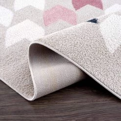 Abani Rugs Deco DEC160A Beige Pink 4 ft. x 6 ft. Houndstooth Area Rug 12 Abani Rugs Deco DEC160A Beige Pink 4 ft. x 6 ft. Houndstooth Area Rug -Abani Sales pink abani area rugs dec160a 4 c3 1000