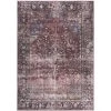 Paloma Red 6 ft. x 9 ft. Oriental Polyester Area Rug by Abani