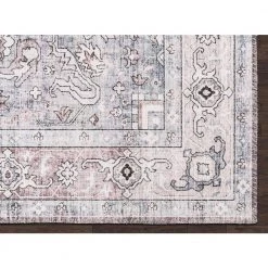 Paloma Red 6 ft. x 9 ft. Oriental Polyester Area Rug by Abani -Abani Sales red abani area rugs pal130a 6 40 1000