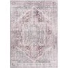 Paloma Red 6 ft. x 9 ft. Oriental Polyester Area Rug by Abani