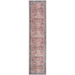 Paloma Red 2 ft. x 10 ft. Oriental Polyester Area Rug by Abani 15 Paloma Red 2 ft. x 10 ft. Oriental Polyester Area Rug by Abani -Abani Sales red abani area rugs pal170a 29 1f 1000