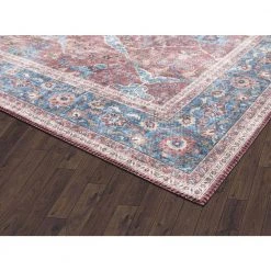 Paloma Red 2 ft. x 10 ft. Oriental Polyester Area Rug by Abani 14 Paloma Red 2 ft. x 10 ft. Oriental Polyester Area Rug by Abani -Abani Sales red abani area rugs pal170a 29 4f 1000