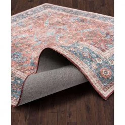 Paloma Red 2 ft. x 10 ft. Oriental Polyester Area Rug by Abani 13 Paloma Red 2 ft. x 10 ft. Oriental Polyester Area Rug by Abani -Abani Sales red abani area rugs pal170a 29 c3 1000