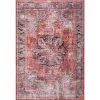 Abani Rugs Lola LOL110A Vintage Terracotta 7 ft. 9 in. x 10 ft. 2 in. Medallion Area Rug -Abani Sales terracotta abani area rugs lol110a 8 64 1000