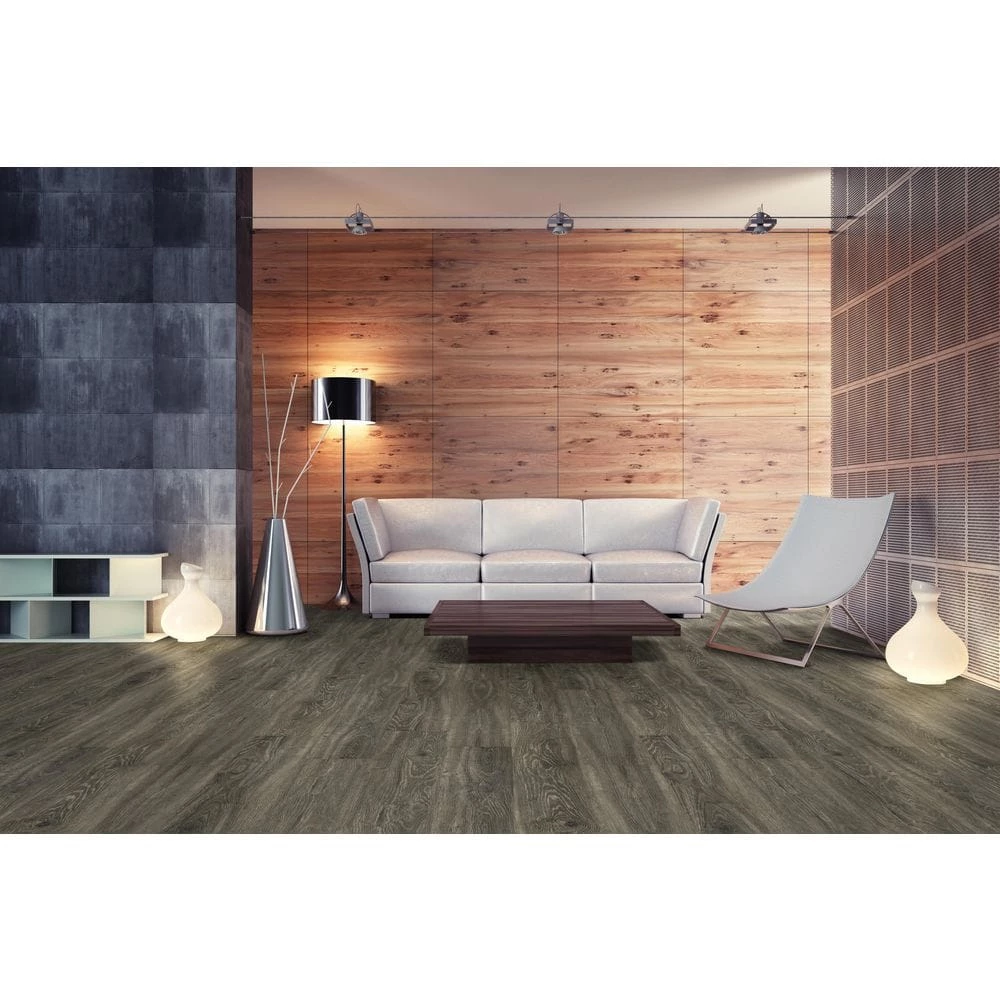 Trinity Acton Waterproof Laminate Wood Flooring 10 mm T x 7 in. W x 48 in. L (17.96 sq. ft./case by A&A Surfaces 3 Trinity Acton Waterproof Laminate Wood Flooring 10 mm T x 7 in. W x 48 in. L (17.96 sq. ft./case by A&A Surfaces - Image 2