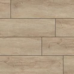 Aubrey Urban Oak 9 in. W x 60 in. L Rigid Core Luxury Vinyl Plank Flooring (22.44 sq. ft./case) by A&A Surfaces