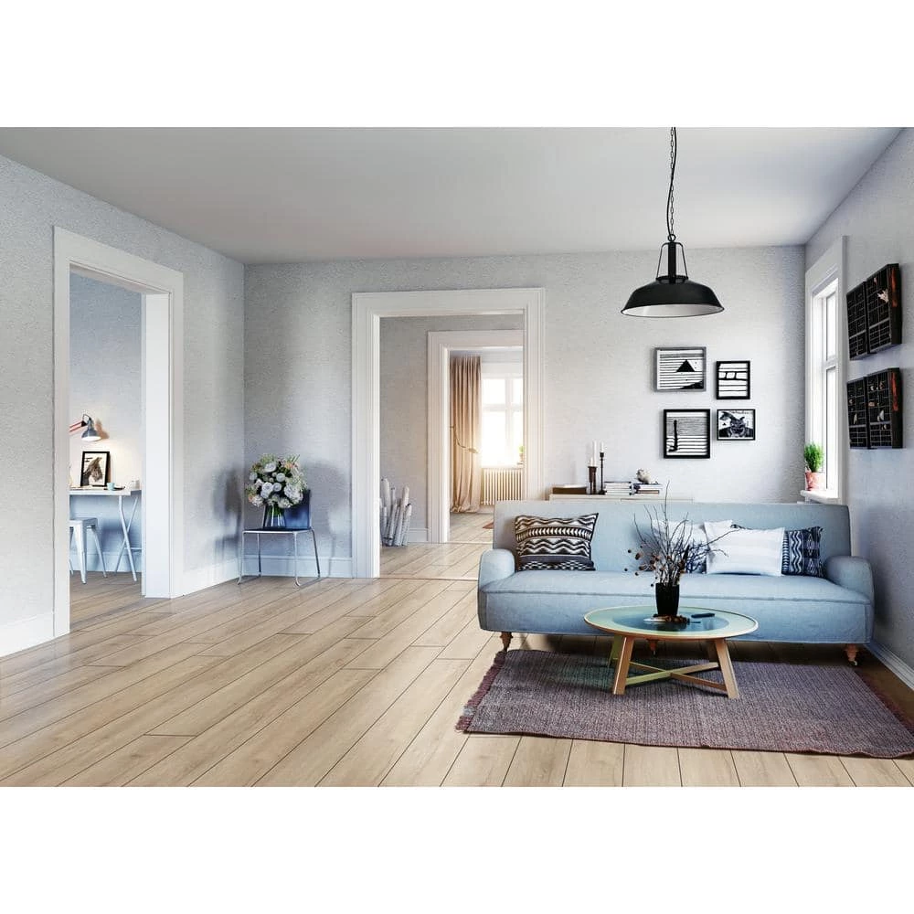 Aubrey Urban Oak 9 in. W x 60 in. L Rigid Core Luxury Vinyl Plank Flooring (22.44 sq. ft./case) by A&A Surfaces 4 Aubrey Urban Oak 9 in. W x 60 in. L Rigid Core Luxury Vinyl Plank Flooring (22.44 sq. ft./case) by A&A Surfaces - Image 2