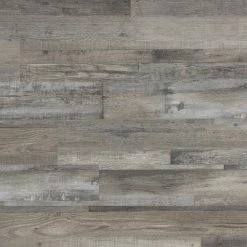 Woodlett Outerbanks Gray 6 in. x 48 in. Glue Down Luxury Vinyl Plank Flooring (36 sq. ft./case) by A&A Surfaces